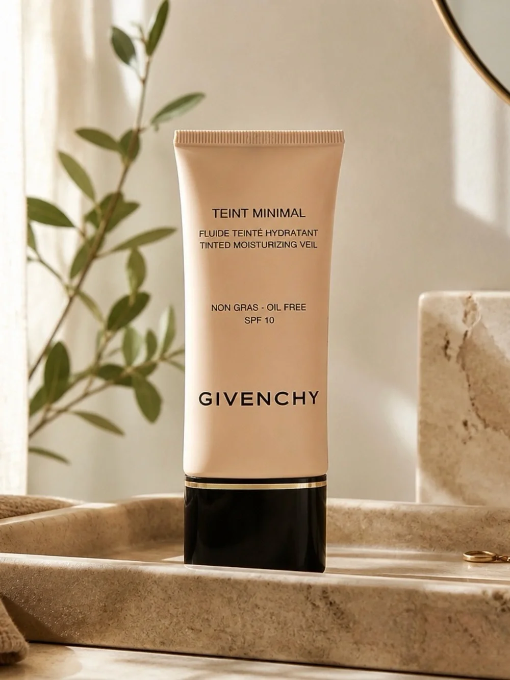 Givenchy Teint Minimal Tinted Moisturizing Veil - Beige & Black Packaging